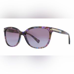 Women’s Coach Sunglasses, style 8132 purple confetti size 57